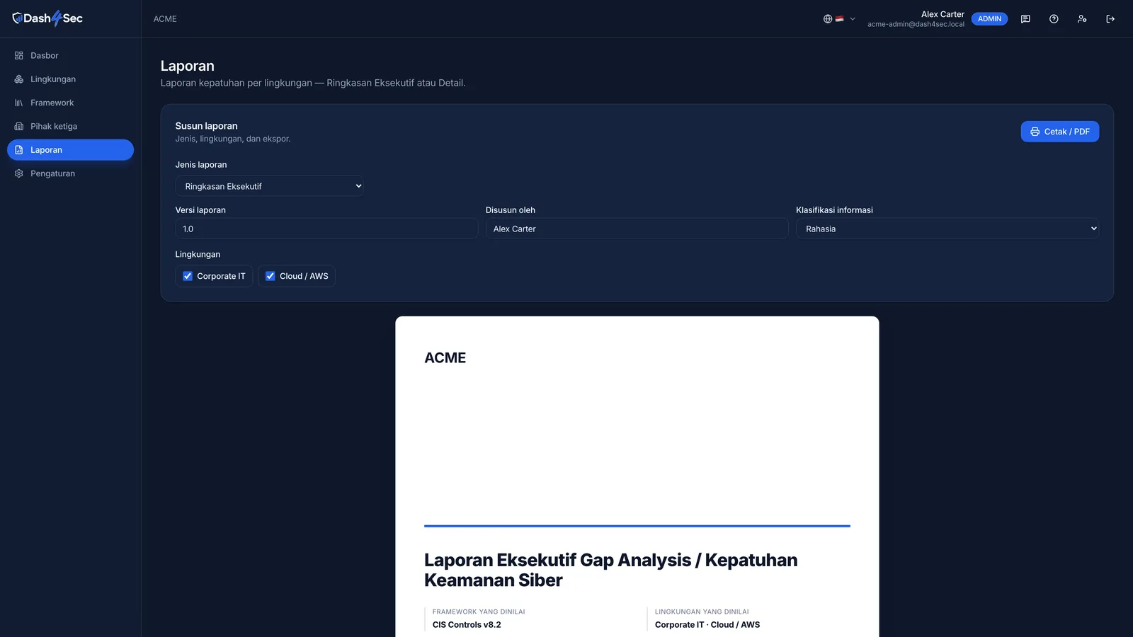 Dari data ke laporan eksekutif.