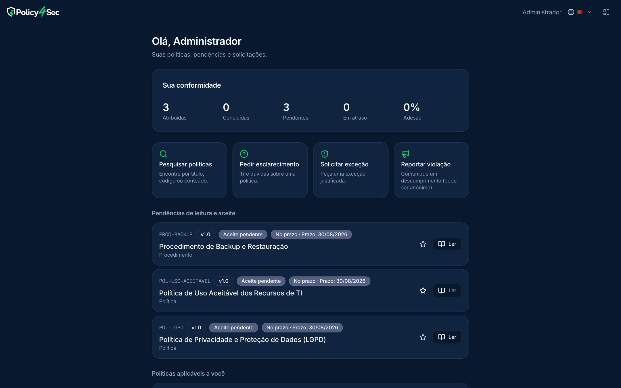 Portal do funcionário