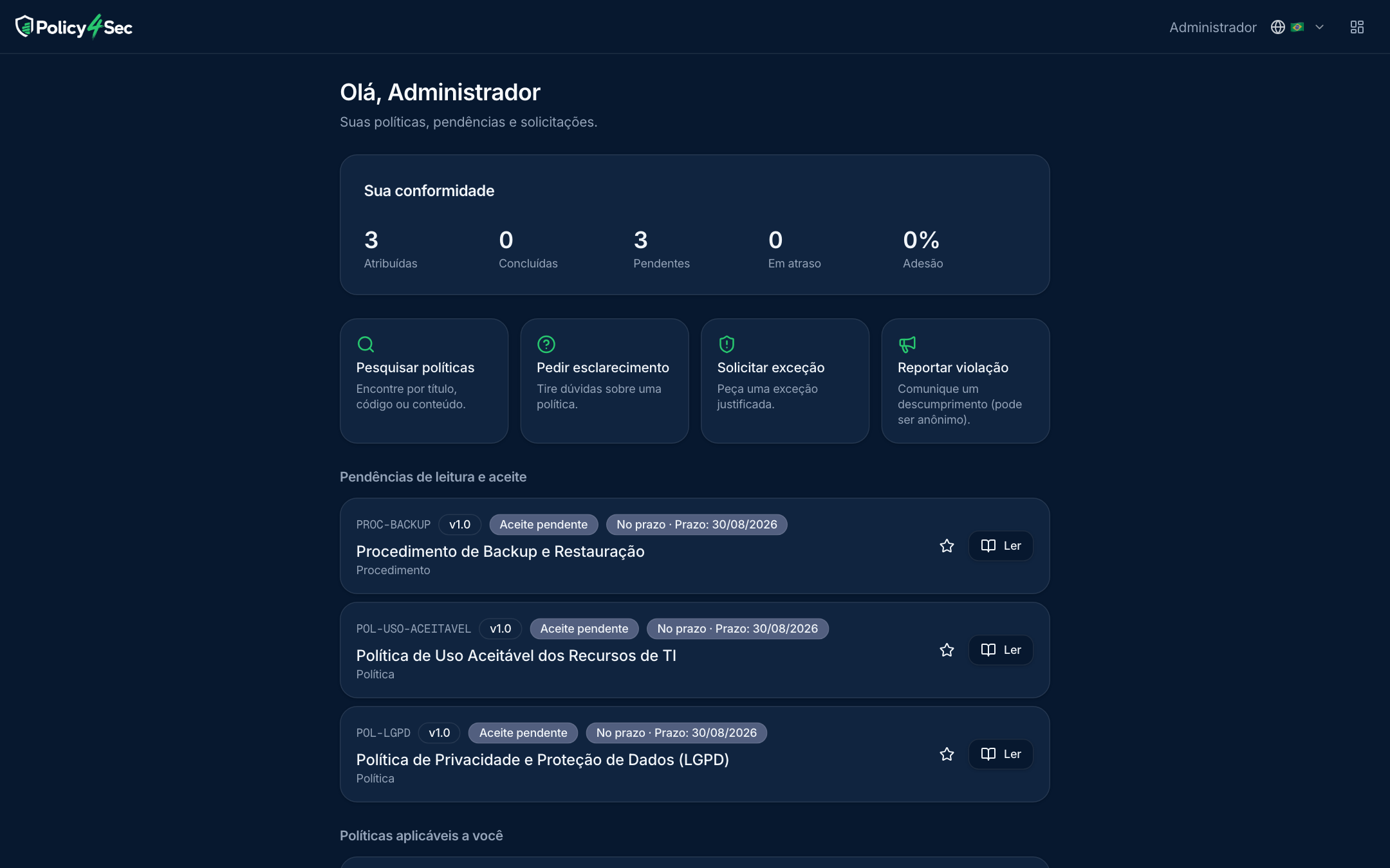 Portal do funcionário