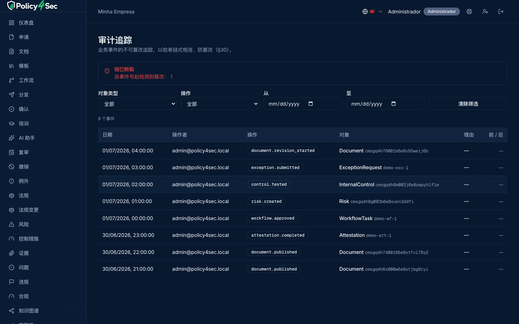 不可篡改审计